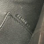 KELLY CUT 31 IN BLACK SHINY ALLIGATOR LEATHER WITH SILVER HARDWARE - Image 7