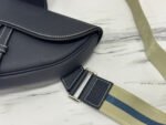 SADDLE 28 BAG IN BLACK LAMBSKIN - Image 8