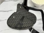 SADDLE 28 BAG IN BLACK OBLIQUE JACQUARD - Image 14