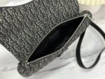 SADDLE 28 BAG IN BLACK OBLIQUE JACQUARD - Image 15