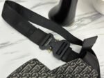 SADDLE 28 BAG IN BLACK OBLIQUE JACQUARD - Image 17