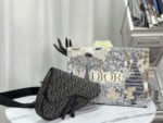 SADDLE 28 BAG IN BLACK OBLIQUE JACQUARD - Image 3