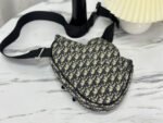 SADDLE 28 BAG IN BEIGE AND BLACK OBLIQUE JACQUARD - Image 7