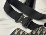 SADDLE 28 BAG IN BEIGE AND BLACK OBLIQUE JACQUARD - Image 9