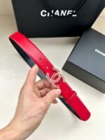 CHANEL 25S BELT 30 MM IN RED CALFSKIN 616970 - Image 18