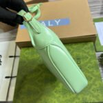 GG JACKIE MINI 19 SHOULDER BAG IN LIGHT GREEN CALFSKIN - Image 8