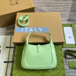 GG JACKIE MINI 19 SHOULDER BAG IN LIGHT GREEN CALFSKIN - Image 12