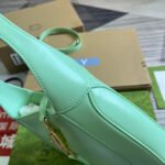 GG JACKIE SMALL 28 SHOULDER BAG IN LIGHT GREEN CALFSKIN - Image 4