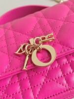 MICRO LADY 12 BAG IN HOT PINK LAMBSKIN - Image 4