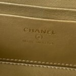 SMALL VANITY CASE 17 IN WHITE CALFSKIN GOLD HARDWARE - Image 8