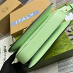 GG HORSEBIT 1955 MINI BAG 25 IN LIGHT GREEN CALFSKIN - Image 9