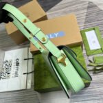 GG HORSEBIT 1955 MINI BAG 25 IN LIGHT GREEN CALFSKIN - Image 17