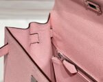 KELLY 25CM IN ROSE SAKURA SWIFT CALFSKIN SILVER HARDWARE - Image 5