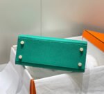 KELLY 25CM IN VERT VERTIGO EPSOM CALFSKIN GOLD HARDWARE - Image 13