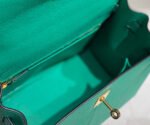KELLY 25CM IN VERT VERTIGO EPSOM CALFSKIN GOLD HARDWARE - Image 18
