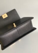 CC MEDIUM 25 BOY BAG IN BLACK LAMBSKIN GOLD HARDWARE - Image 6