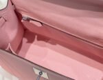 KELLY 28CM IN ROSE SAKURA SWIFT CALFSKIN SILVER HARDWARE - Image 15