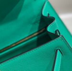 KELLY 28CM IN VERT VERTIGO EPSOM CALFSKIN GOLD HARDWARE - Image 6