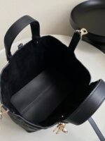 TOUJOURS 28 BAG IN BLACK LAMBSKIN - Image 4