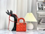MICRO LADY 12 BAG IN SCARLET RED LAMBSKIN - Image 2