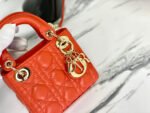 MICRO LADY 12 BAG IN SCARLET RED LAMBSKIN - Image 4