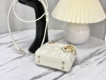 MICRO LADY 12 BAG IN WHITE LAMBSKIN - Image 4