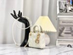 MICRO LADY 12 BAG IN WHITE LAMBSKIN - Image 11