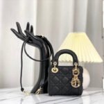 MICRO LADY 12 BAG IN BLACK LAMBSKIN - Image 10