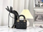 MICRO LADY 12 BAG IN BLACK LAMBSKIN - Image 13