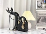 MICRO LADY 12 BAG IN BLACK LAMBSKIN - Image 5