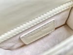 MICRO LADY 12 BAG IN GLOSSY WHITE LAMBSKIN - Image 7