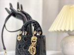 MICRO LADY 12 BAG IN GLOSSY BLACK LAMBSKIN - Image 5
