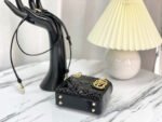 MICRO LADY 12 BAG IN GLOSSY BLACK LAMBSKIN - Image 8