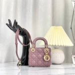 MICRO LADY 12 BAG IN LIGHT PURPLE LAMBSKIN - Image 10