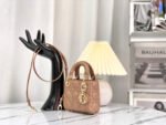 MICRO LADY 12 BAG IN CAMEL BEIGE LAMBSKIN - Image 2