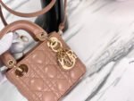 MICRO LADY 12 BAG IN CAMEL BEIGE LAMBSKIN - Image 12