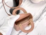 MICRO LADY 12 BAG IN CAMEL BEIGE LAMBSKIN - Image 6