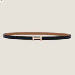 HM FOCUS BUCKLE & REVERSIBLE BLACK AND TAWNY BROWN LEATHER STRAP 13MM COPPER HARDWARE
