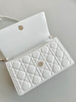 MISS LADY 24 LARGE BAG IN WHITE LAMBSKIN - Image 12
