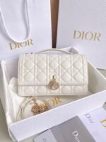 MISS LADY 24 LARGE BAG IN WHITE LAMBSKIN - Image 2