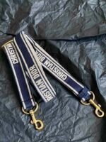 MINI BOOK TOTE 21 BLUE OBLIQUE EMBROIDERY - Image 6