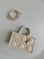MINI BOOK TOTE 21 BEIGE CREAM MACCROCANNAGE CALFSKIN - Image 2
