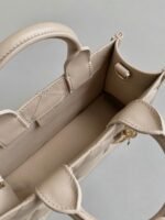 MINI BOOK TOTE 21 BEIGE CREAM MACCROCANNAGE CALFSKIN - Image 4