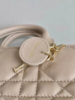 MINI BOOK TOTE 21 BEIGE CREAM MACCROCANNAGE CALFSKIN - Image 8
