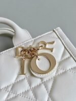 MINI BOOK TOTE 21 WHITE MACCROCANNAGE CALFSKIN - Image 6