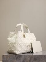 MEDIUM 37 TOUJOURS BAG IN WHITE CANNAGE GRAPHIC LAMBSKIN - Image 12
