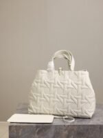 MEDIUM 37 TOUJOURS BAG IN WHITE CANNAGE GRAPHIC LAMBSKIN - Image 13
