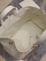 MEDIUM 37 TOUJOURS BAG IN WHITE CANNAGE GRAPHIC LAMBSKIN - Image 8