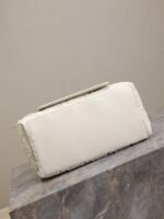 MEDIUM 37 TOUJOURS BAG IN WHITE CANNAGE GRAPHIC LAMBSKIN - Image 9