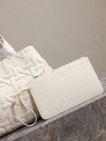 MEDIUM 37 TOUJOURS BAG IN WHITE CANNAGE GRAPHIC LAMBSKIN - Image 15